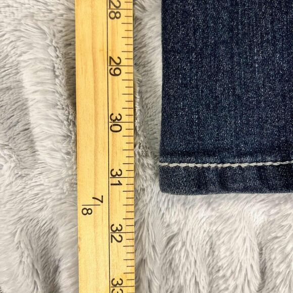 One 5 One Jeans Women Size 10 Bootcut Dark Wash Stretch Embellished Denim Rodeo - Picture 7 of 8